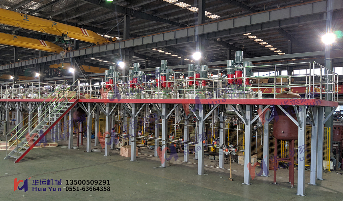 Fully automatic environment-friendly paint production line modified by graphene