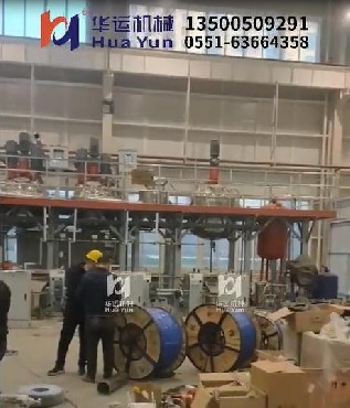 某大型国有企业全自动石墨烯生产线调试现场